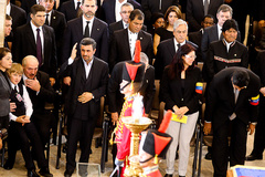 رییس جمهور در مراسم وداع و بزرگداشت هوگوچاوز